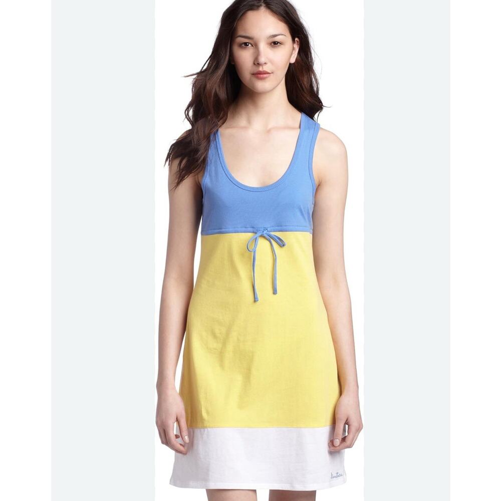 Nautica Women's Sail Ki Tank Sleep Chemise Size Medium Cover Up